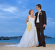 Louise and Rob beach photograph