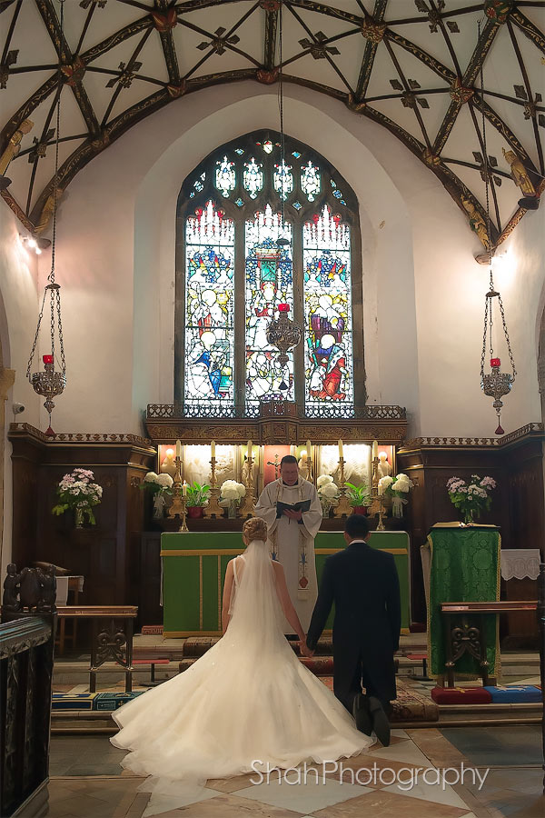 St Ives Parish Church in Cornwall is a gorgeous backdrop for wedding photographs