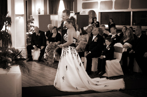 wedding ceremony at Trgenna castle - Alex and Calvin