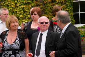 Tregenna Castle wedding maitre d Charles relaxing