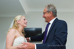 bride with her father