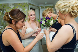 drying stems of the brides bouquet flowers