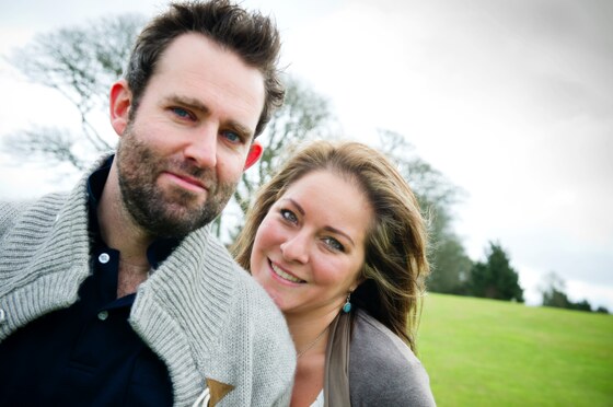 couple photographed before their wedding at Tregenna Castle Hotel their wedding venue