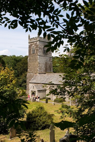 Lanteglos Church near Camelford is a pretty Cornish setting for a wedding in Cornwall