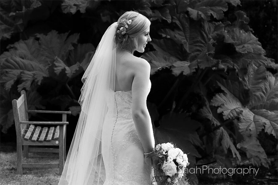 black & white wedding photography