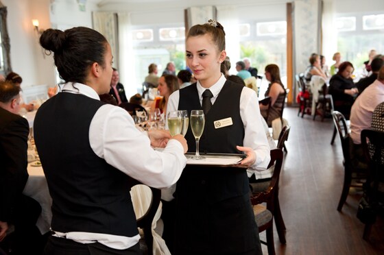 Staff at the Carbis Bay Hotel are always well turned out